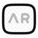 Augmented-reality-ar  Icon