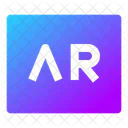 Augmented-reality-ar  Icon