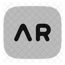 Augmented-reality-ar  Icon