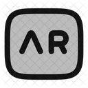 Augmented-reality-ar  Icon