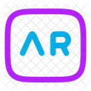 Augmented-reality-ar  Icon