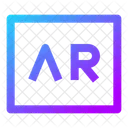 Augmented-reality-ar  Icon