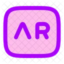 Augmented-reality-ar  Icon