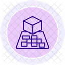 Augmented Reality Line Icon Icon