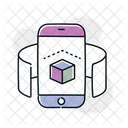 Augmented Reality Enhanced Reality Digital Overlays Icon