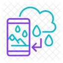 Augmented virtuality and weather forecast  Icon