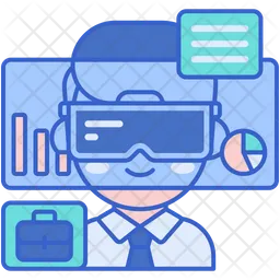 Augmented Workforce Icon - Free Download Science & Technology Icons ...