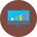 Trafic Augmentation Analyse Icône