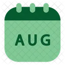August calendar  Icône