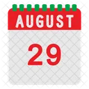 August calendar  Icon