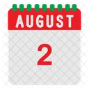 August calendar  Icon