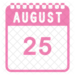 August Calendar  Icon