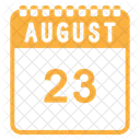 August Calendar  Icon