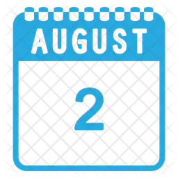 August Calendar  Icon