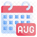 August Month August Date August Icon