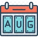 August Month August Month Icon
