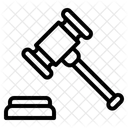 Auktion Hammer Miete Symbol