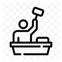 Auktionator Auktion Verkauf Symbol