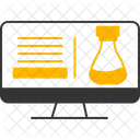 Aula De Ciencias Icone De Aprendizagem Ao Longo Da Vida Laboratorio Ícone