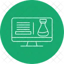 Aula De Ciencias Icone De Aprendizagem Ao Longo Da Vida Laboratorio Ícone