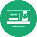 Aula De Ciencias Icone De Aprendizagem Ao Longo Da Vida Laboratorio Ícone