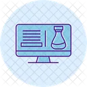 Aula De Ciencias Icone De Aprendizagem Ao Longo Da Vida Laboratorio Ícone