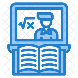 Aula de matemática  Ícone