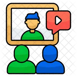 Aula on-line  Ícone