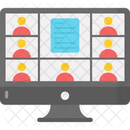 Aula on-line  Ícone