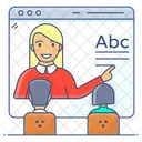Aula virtual  Icono