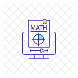 Aulas de matemática on-line  Ícone