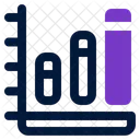 Aumentar Diagrama Crescendo Ícone