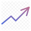 Aumento Crescimento Grafico Ícone