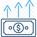 Aumentar Receita Crescimento Aumentar Ícone