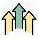 Aumentar Seta Crescimento Grafico Ícone