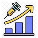 Vacina Acima Estatisticas Ícone