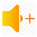 Aumentar Volume Interface Do Usuario Controlador De Volume Icon
