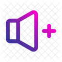 Aumentar Volume Volume Interface Do Usuario Ícone