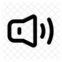 Alto Falante Aumentar Volume Som Ui Web App Ícone