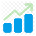 Aumentar Grafico Para Cima Estatisticas Ícone