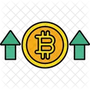 Aumentar bitcoins  Icono