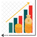 Aumentar El Crecimiento Grafico Crecimiento Icono