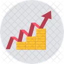 Aumentar Dinheiro Financas Ícone