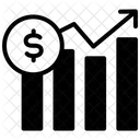 Fluxo De Caixa Crescimento Grafico Ícone