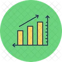 Aumento De Estatisticas Analise Economia Ícone