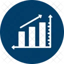 Aumento De Estatisticas Analise Economia Ícone