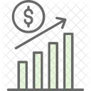 Aumento De Ingresos Analisis Economia Icono