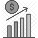 Aumento De Ingresos Analisis Economia Icono