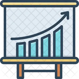 Aumento de negócios  Ícone