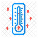 Aumento De Temperatura Icono